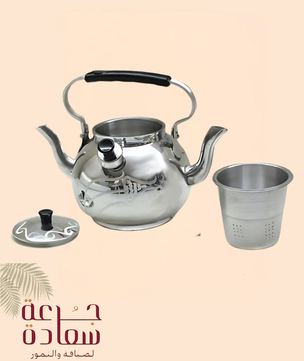 Two-headed rotating teapot